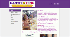 Desktop Screenshot of earthfirepottery.com